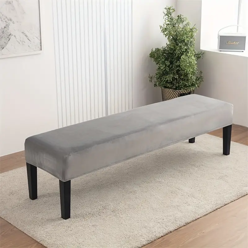 Чехол для скамьи Slavich Велюр L Серый (24210063)