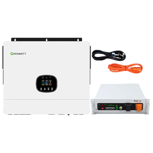 Комплект автономного енергозабезпечення Growatt SPE 10000 ES 10kW та Pytes V5° 5,12kWh White (34618288)