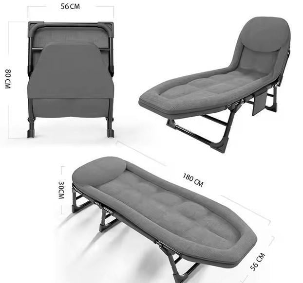 Ліжко з подушкою і матрацом Комбат Jet Folding-Bed крісло-лежак 180x56x30 см до 150 кг (2104618498) - фото 3 Ліжко з подушкою і матрацом Комбат Jet Folding-Bed крісло-лежак 180x56x30 см до 150 кг (2104618498) - фото 3