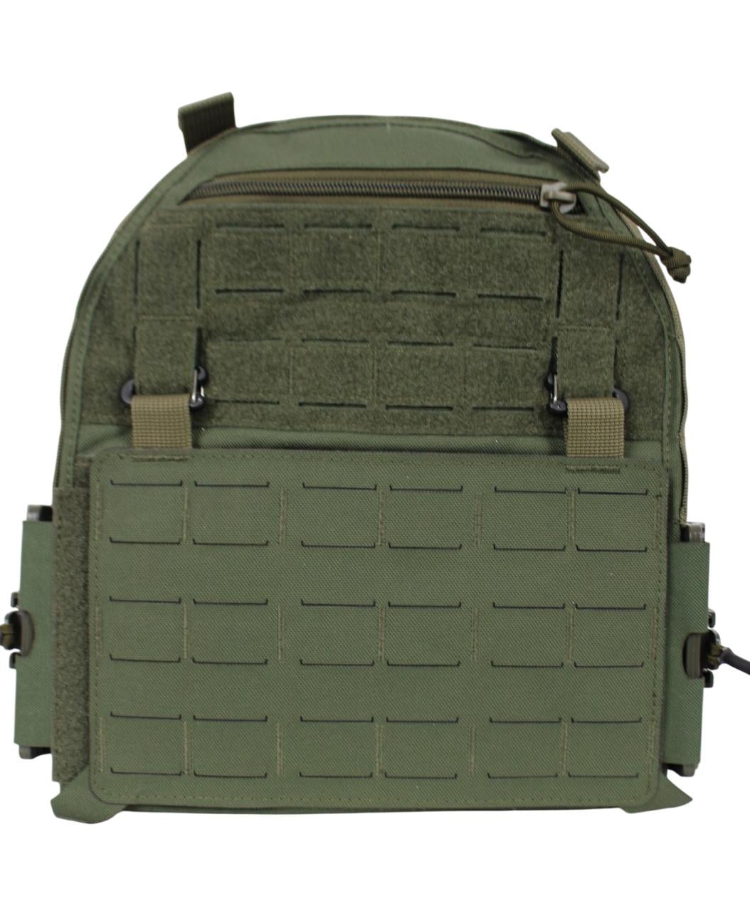 Плитоноска закрытого типа uaBronik Plate Carrier Gen 2.0 камербанд панель Molle 150х300 мм Олива (3598098)