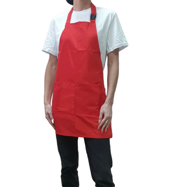 Фартук для персонала короткий универсальный р. 42-46 Красный (Plash-112kk)