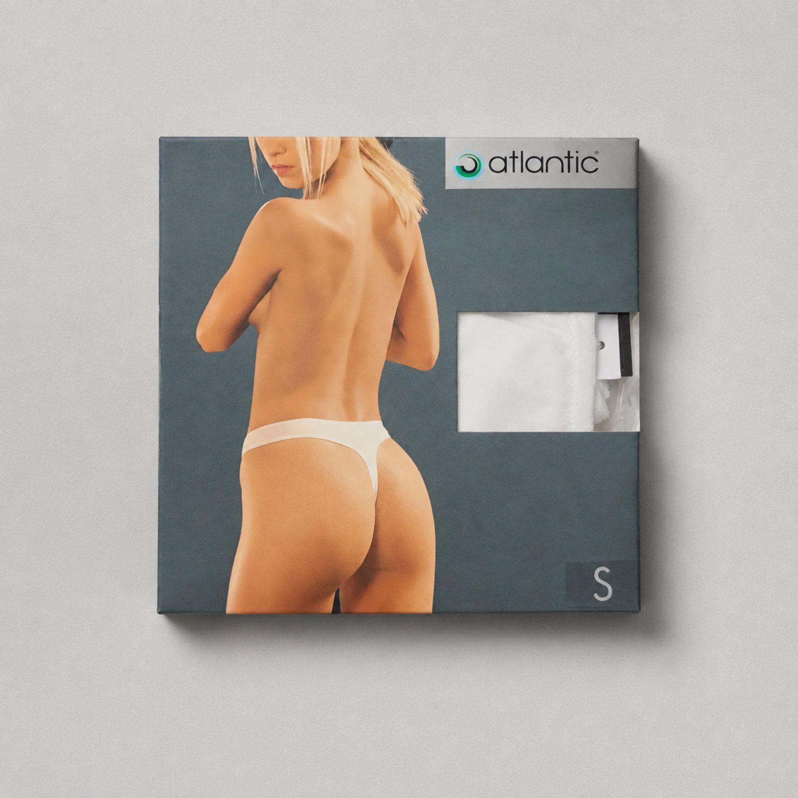 Труси стрінги ATLANTIC underwear для дівчини S/158-164 см Білий (5907045037716)
