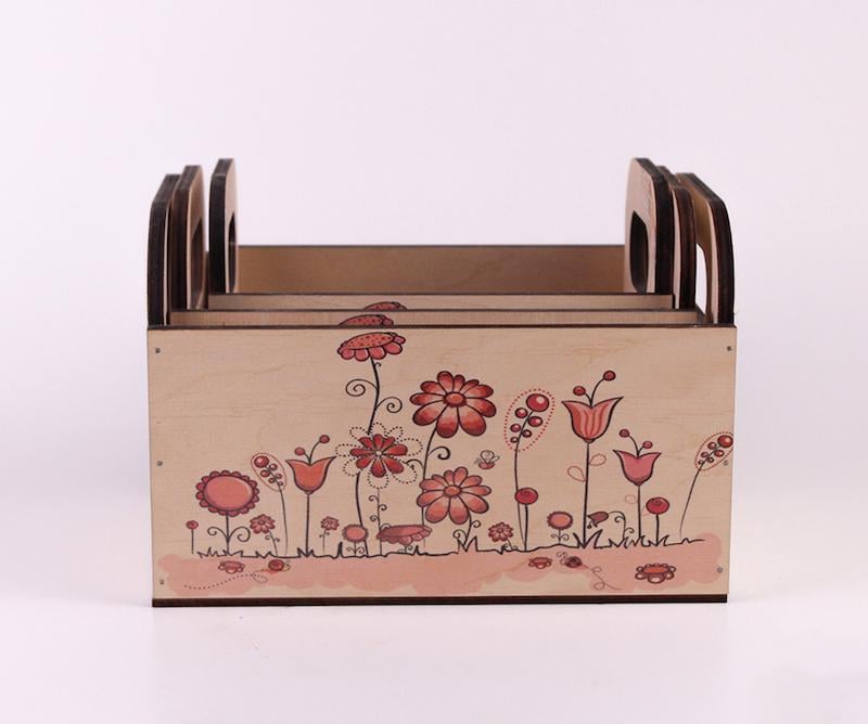 Набір кашпо квітник (2910)