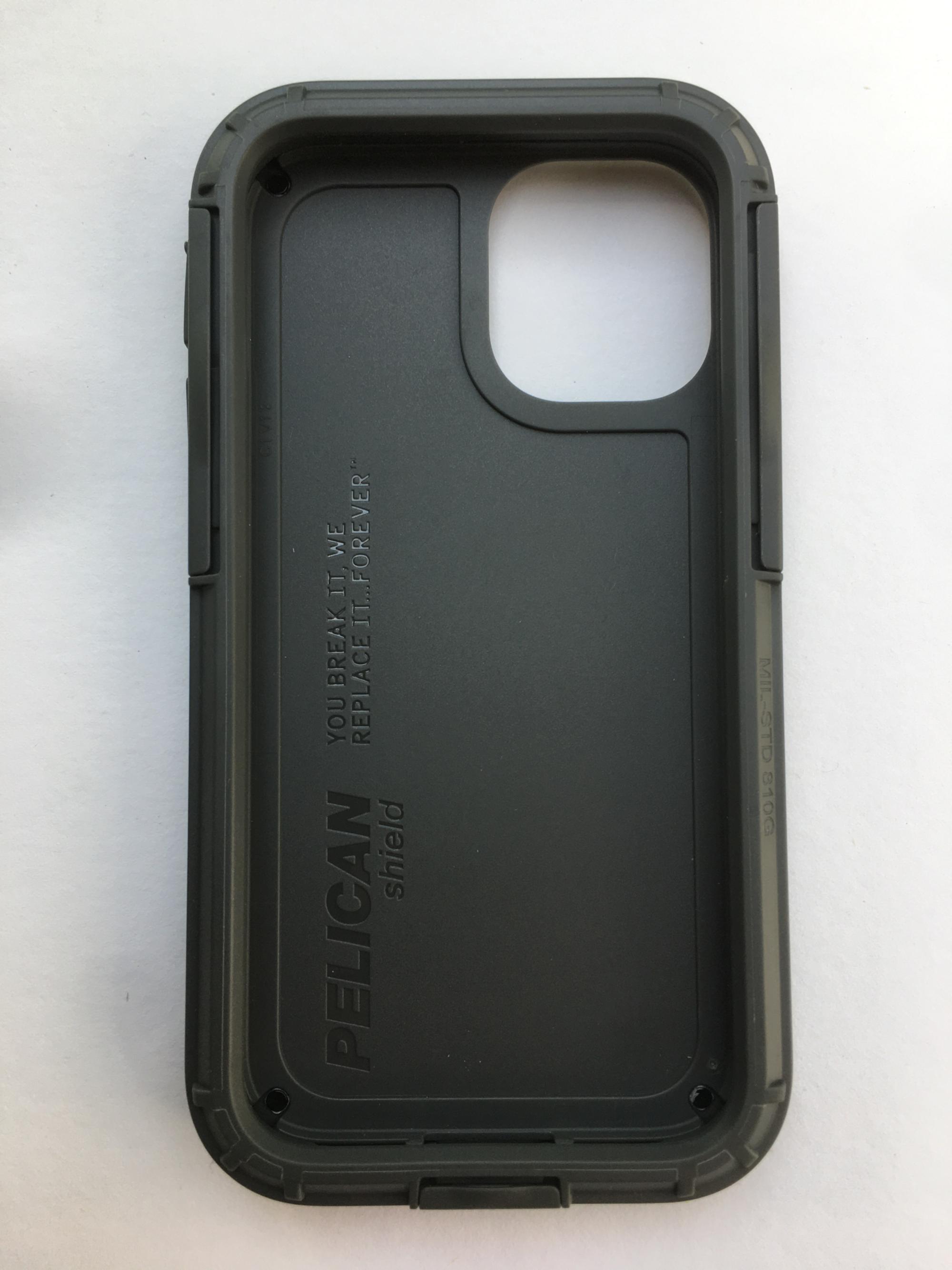 Чехол противоударный с клипсой Pelican Shield G10 для iPhone 12/12 Pro (6.1") Grey - фото 9