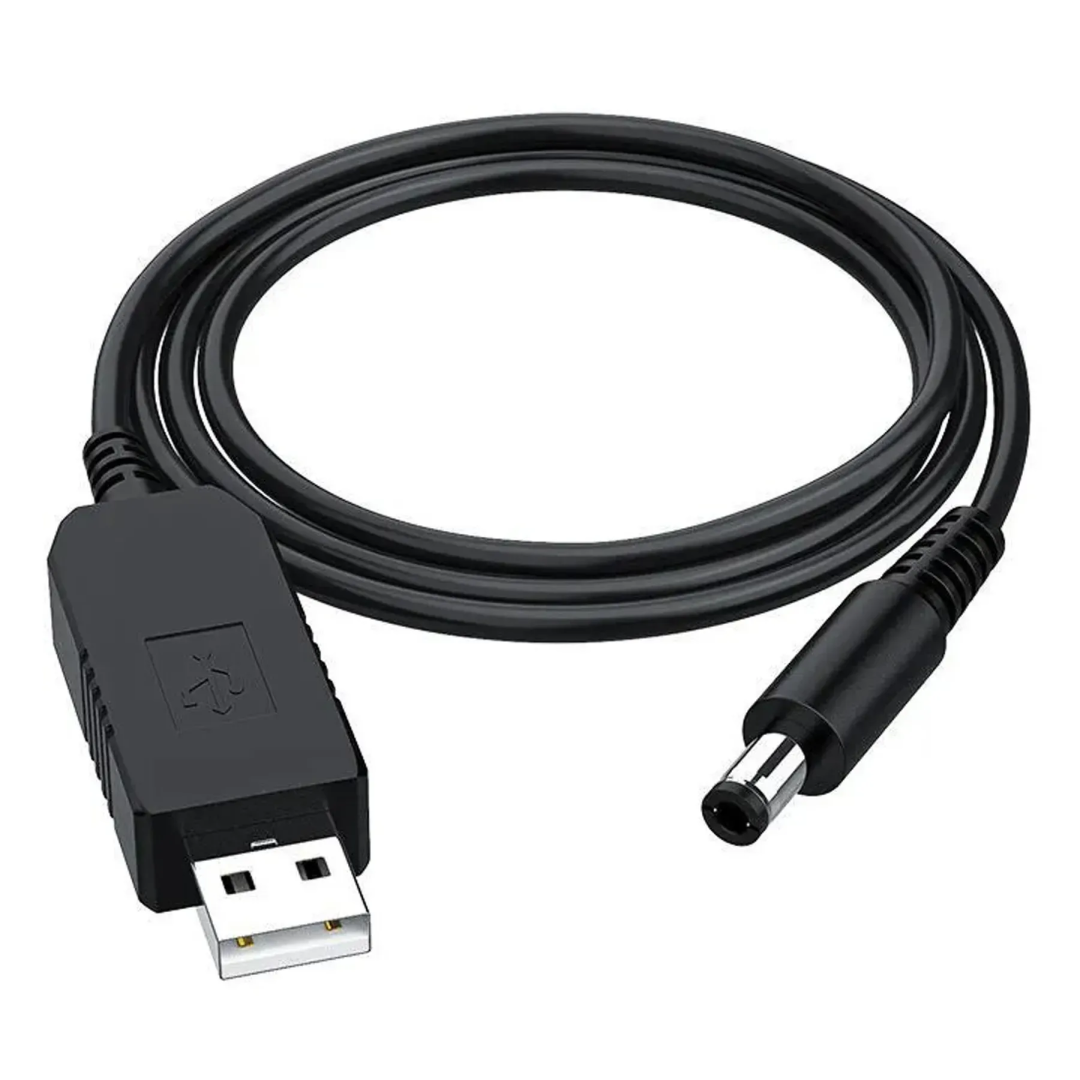 Кабель для роутера DC 12V USB від павербанку 5,5x2,1 мм