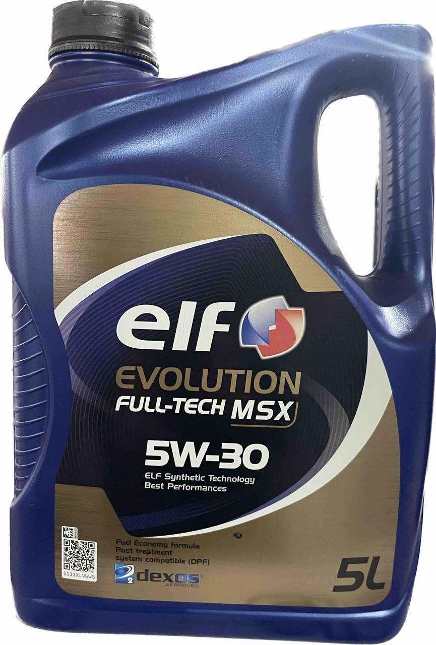 Моторное масло Elf Evolution Full-Tech MSX 5W-30 5 л (213932)