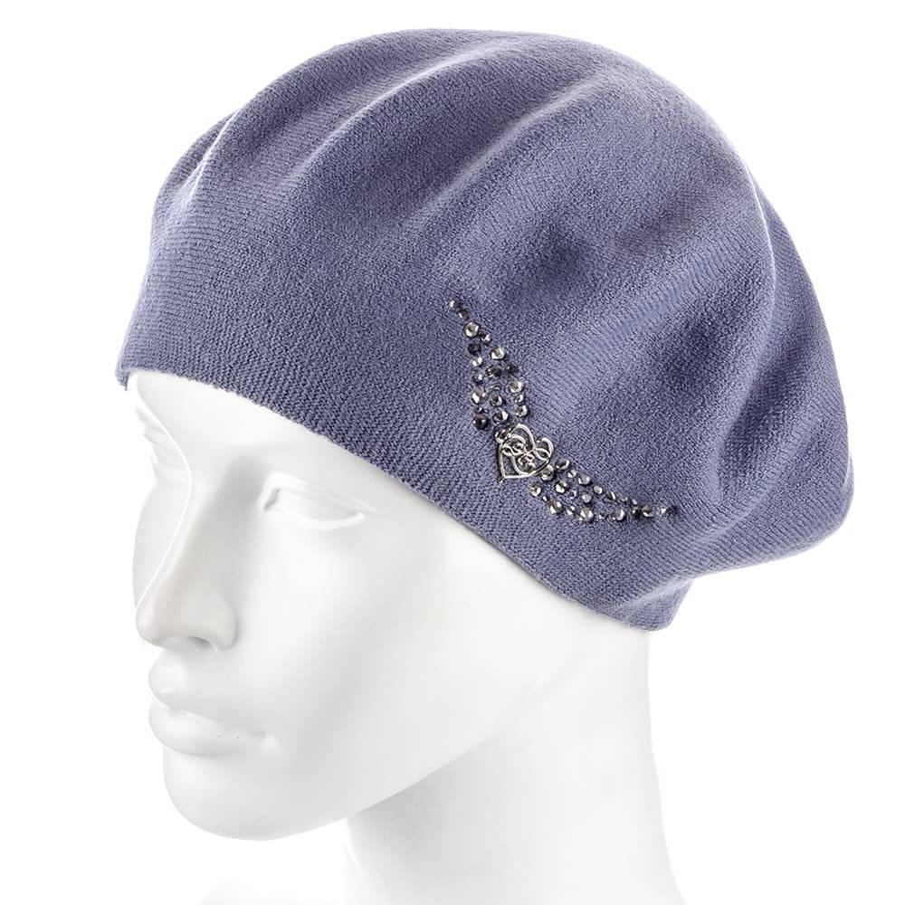 Берет женский Zolly ZH185 двойной Графитовый