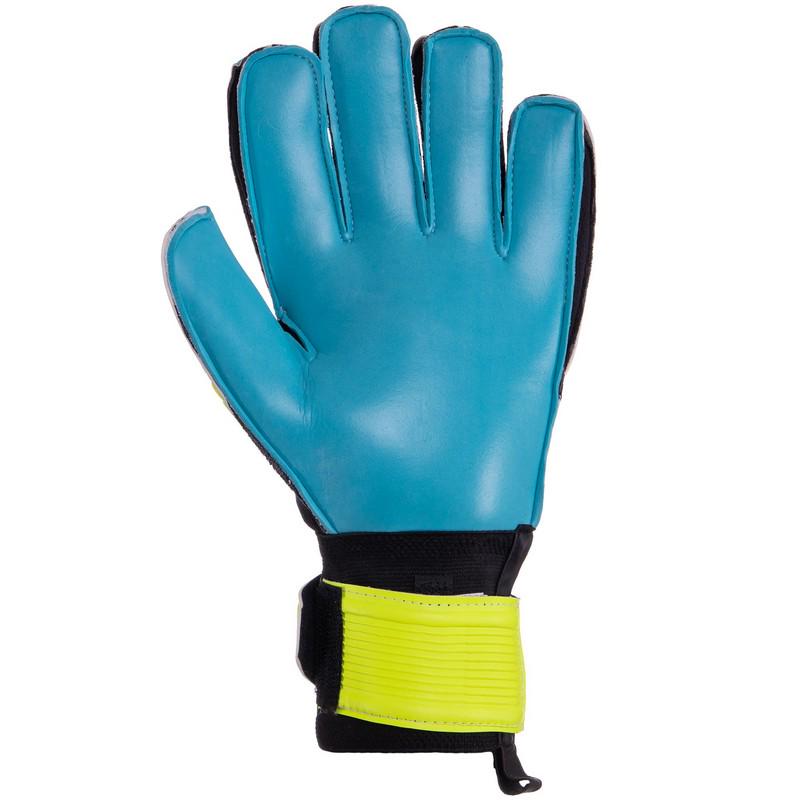 Перчатки вратарские Zelart SOCCERMAX GK-012 р. 10 Синий/Черный/Лимонный (DR007778) - фото 2 Перчатки вратарские Zelart SOCCERMAX GK-012 р. 10 Синий/Черный/Лимонный (DR007778) - фото 2