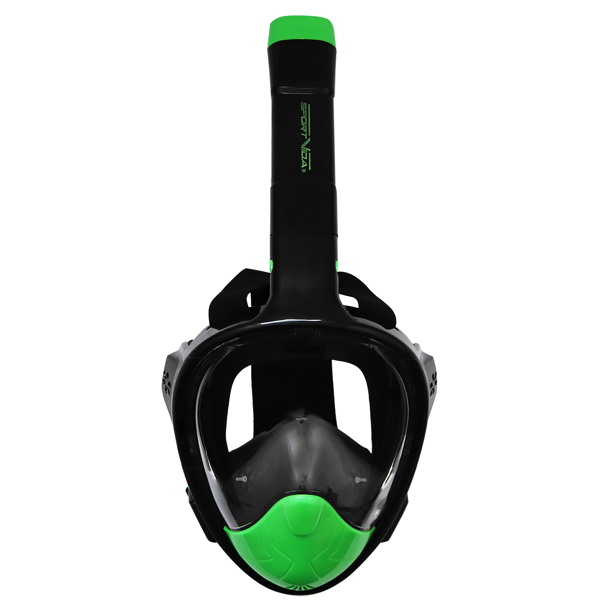Маска для плавания SportVida р. L/XL Black/Green (SV-DN0023)