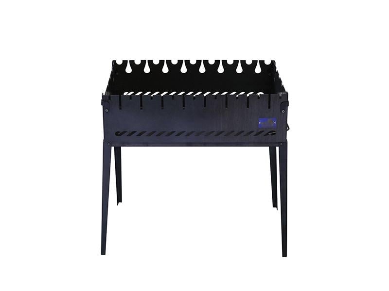 Мангал розкладний Smoke House Case 8 520х300х300 мм на 8 шампурів Чорний (27860565) - фото 2 Мангал розкладний Smoke House Case 8 520х300х300 мм на 8 шампурів Чорний (27860565) - фото 2