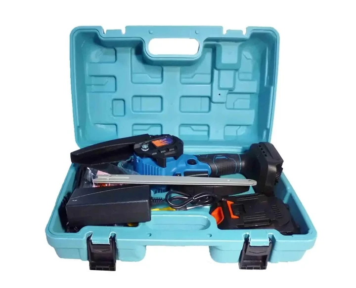 Пила аккумуляторная мини Chain ​​SAW TL 0800 цепная 48V шина 8" с 2 АКБ (8488) - фото 5