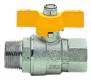 Кран шаровый газовый бабочка Enolgas TOP GAS 1/2" мм (S1228N34)