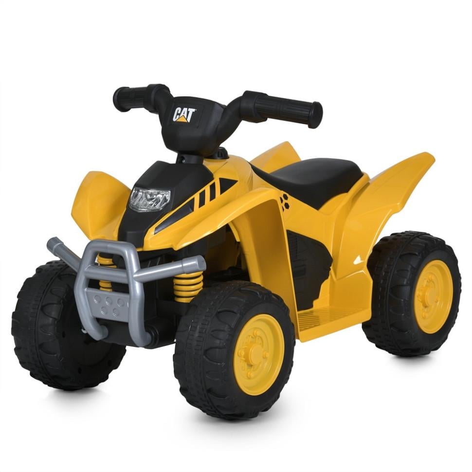 Дитячий електроквадроцикл Bambi . Жовтий (DE-169-E-457)