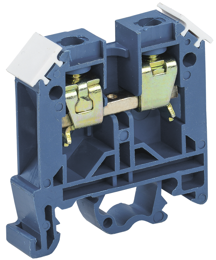 Клемма винтовая наборная УЕК ЗНИ-10мм2 JXB70А 70А 10 мм2 х 46х10,5х45,5 мм Синий (YZN10-010-K07)
