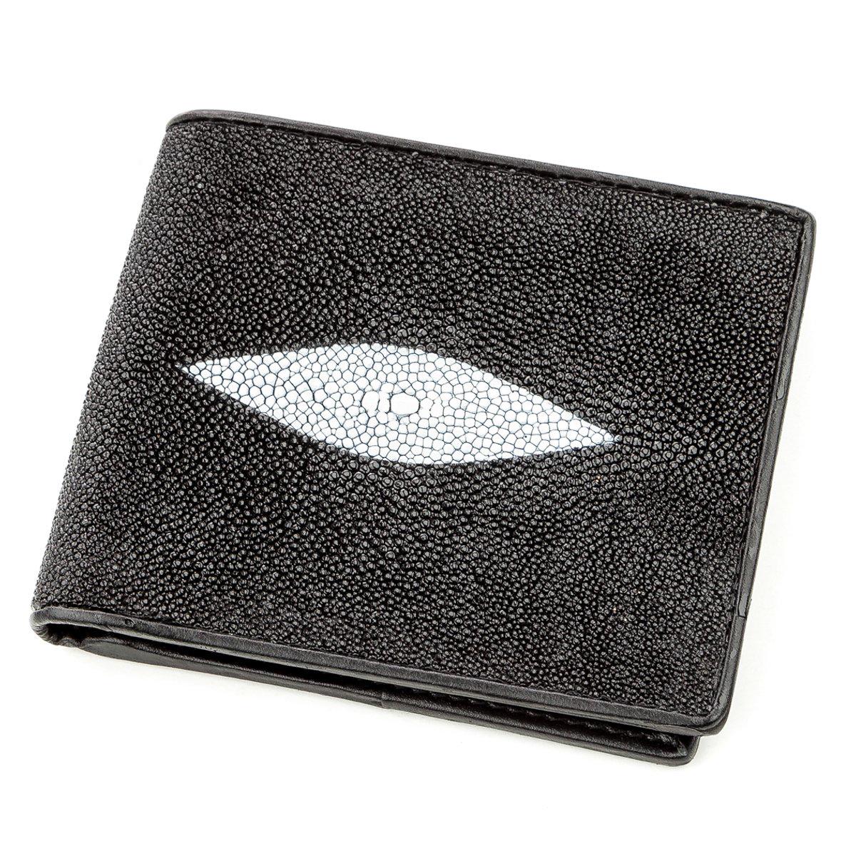 Кошелек мужской Stingray leather 18563 кожа Черный (23851)