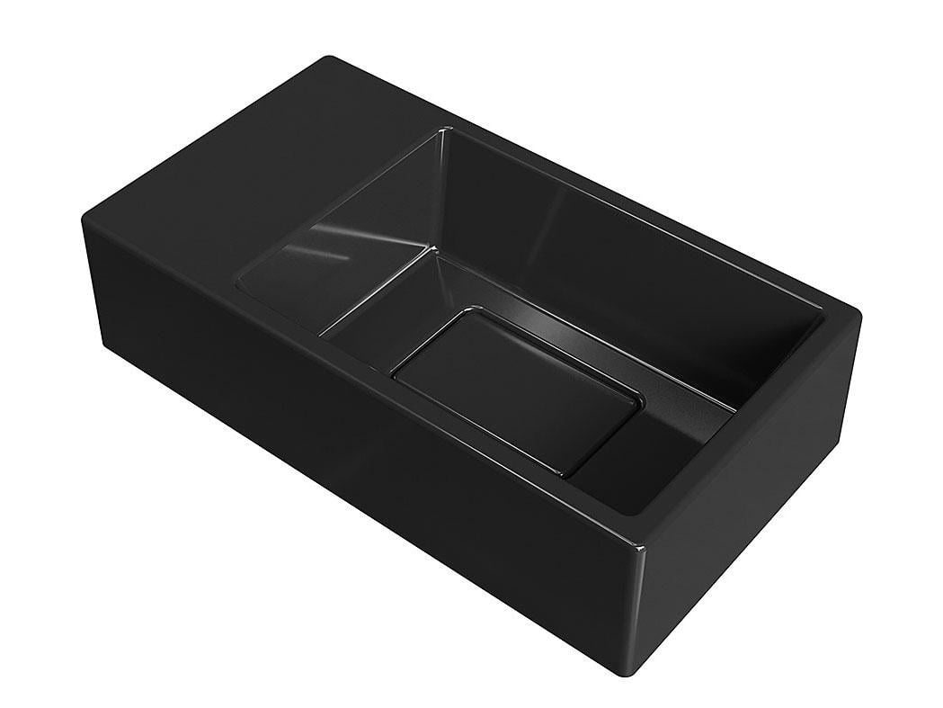 Умывальник подвесной Status Savay L Black (728) - фото 5