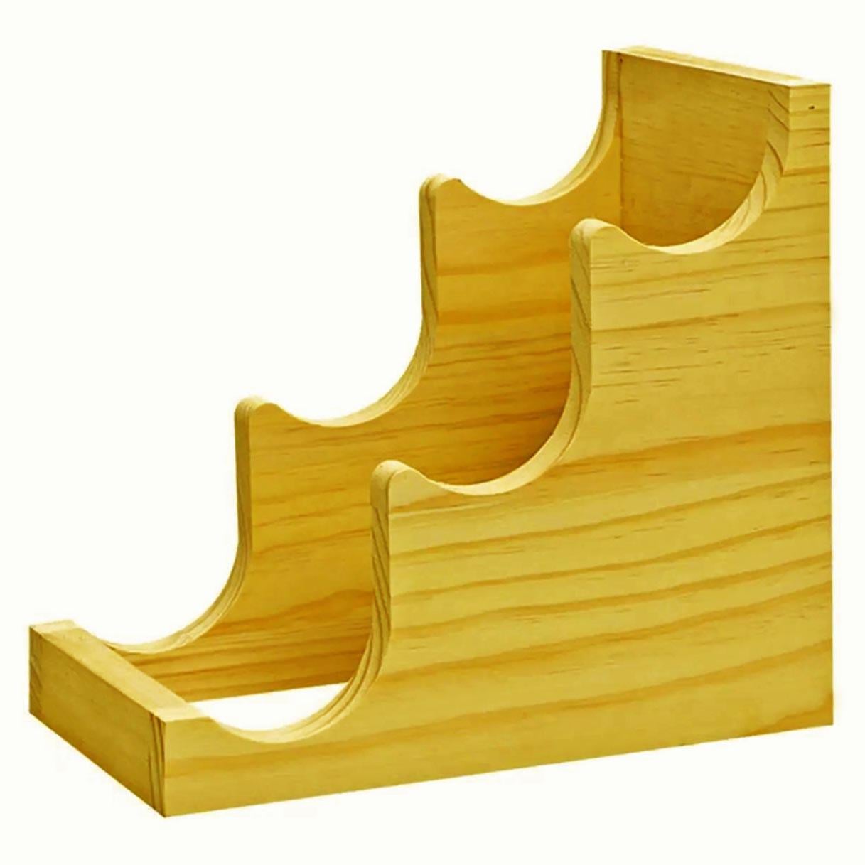 Полка для вина настольная Стиленди 3 Карри (Впс-308703)