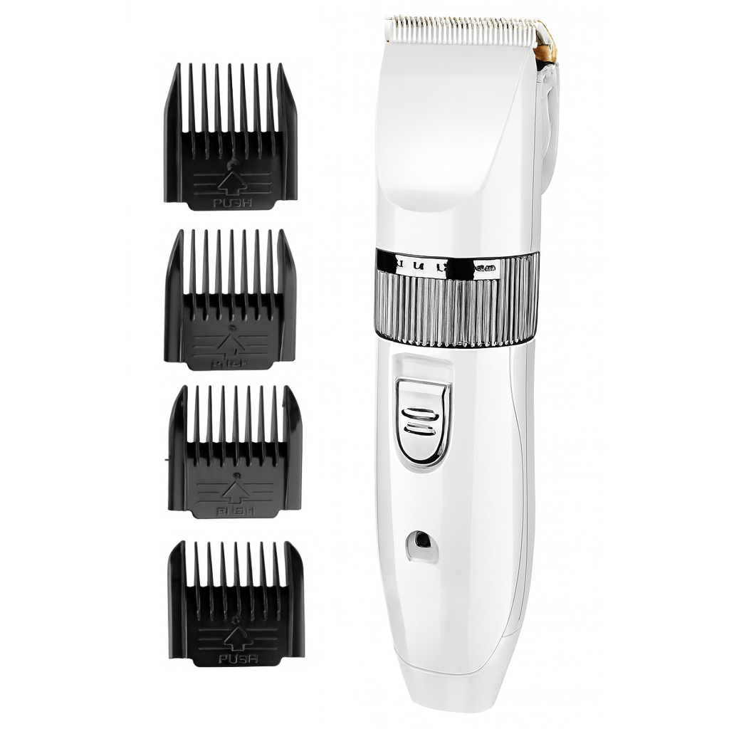 Машинка для стрижки животных Gemei GM-634 аккумуляторная для собак и кошек с насадками