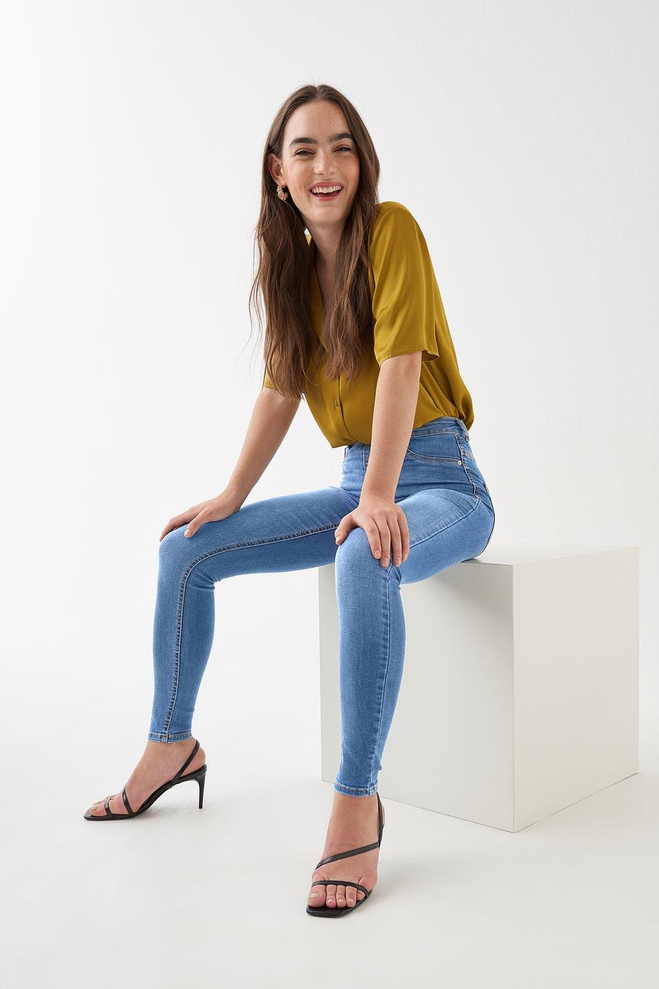 Джинси Gina tricot 69765П L Блакитний