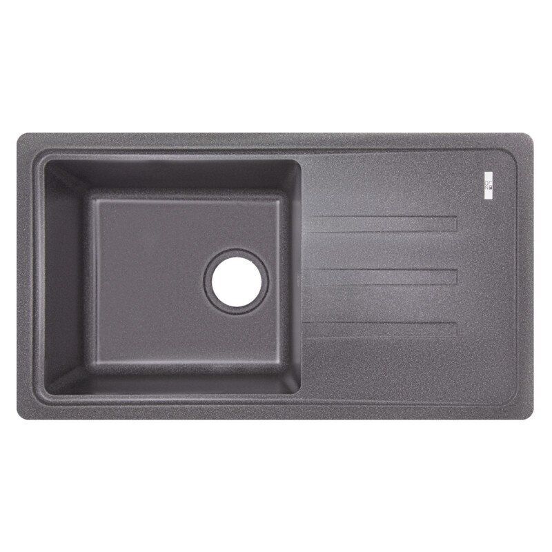 Мийка для кухні Lidz 780х435 LIDZGRF13780435200 Чорний (75362)