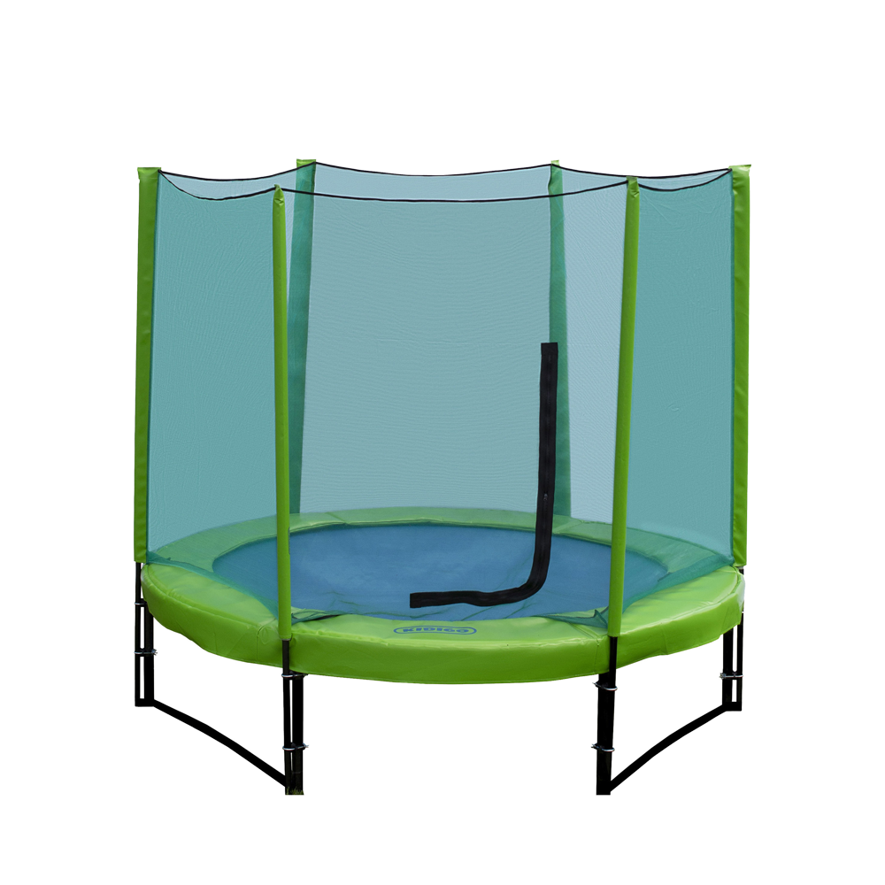 Батут с сеткой Kidigo Premium 304 см Зеленый (2497418489) - фото 1