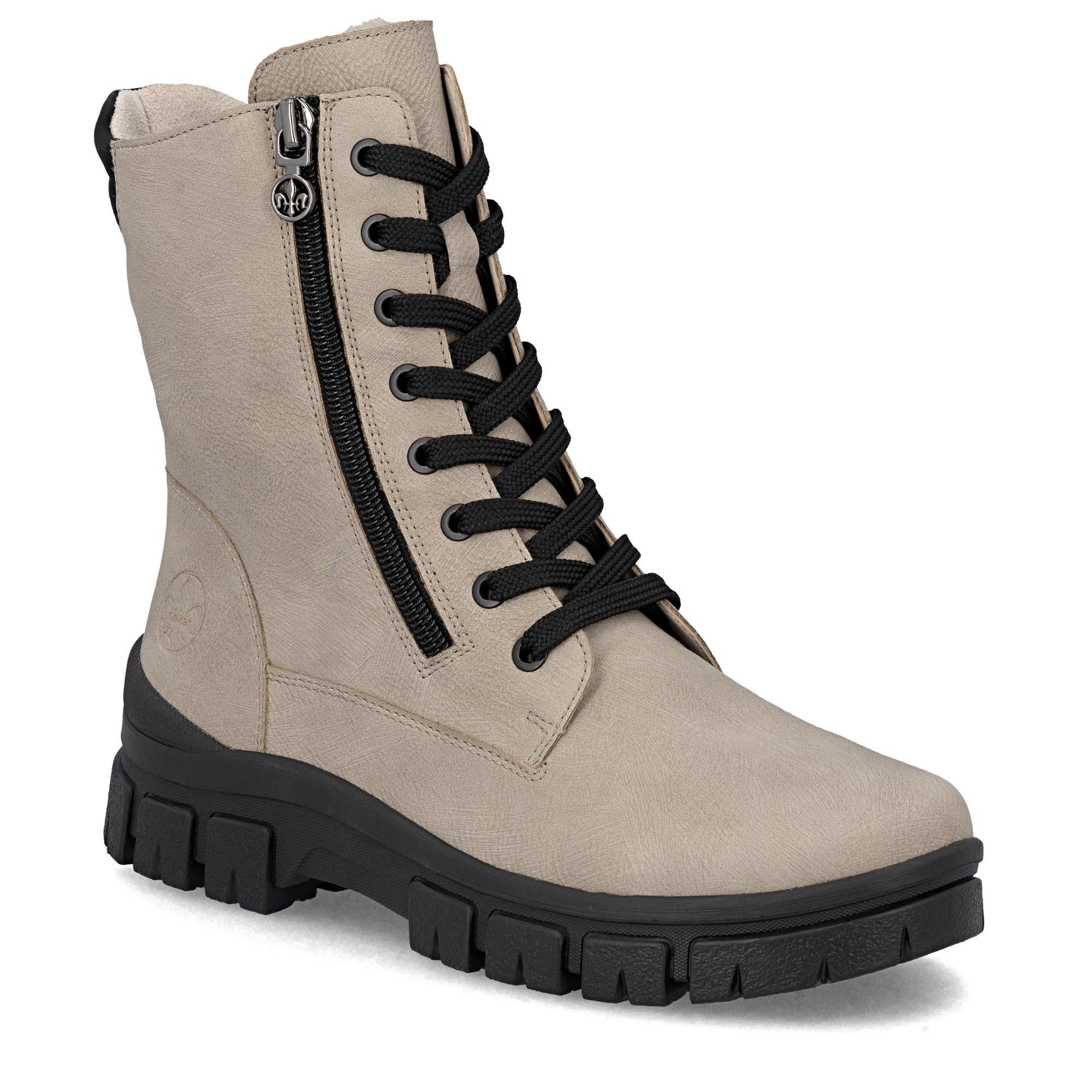 Ботинки женские зимние RIEKER повседневные р. 39 Бежевый (013904-39)