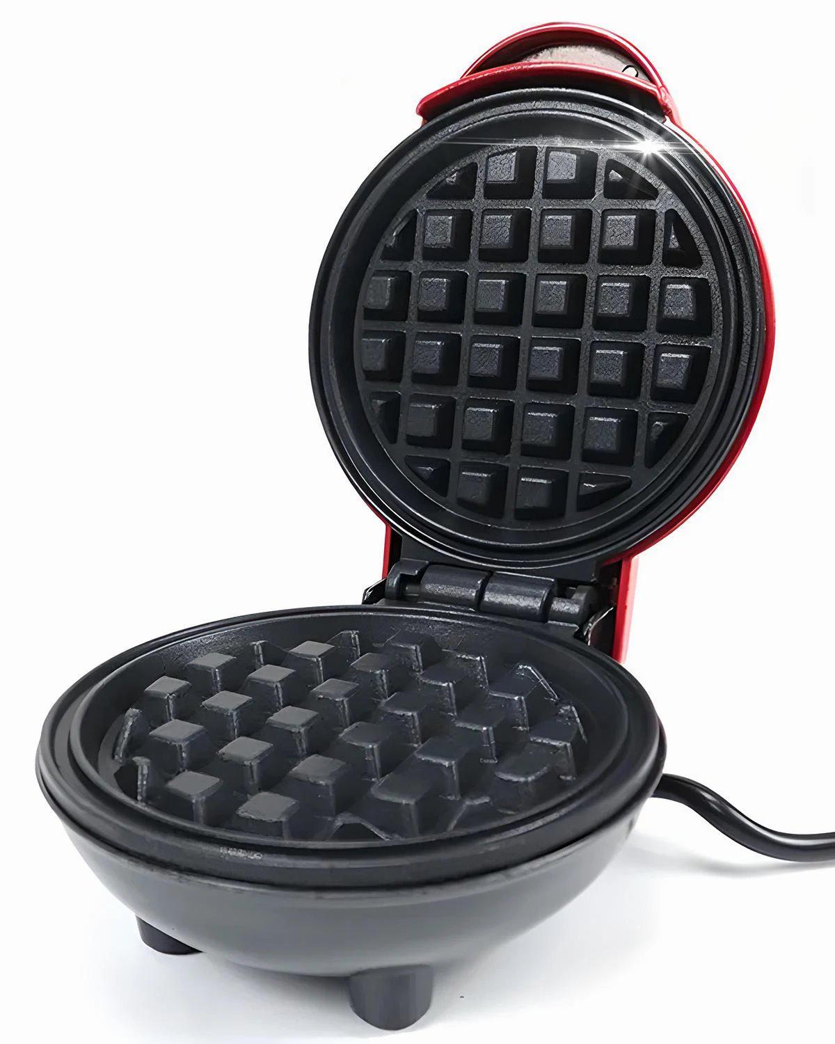 Вафельница электрическая Candy Maker с антипригарным покрытием и защитой от перегрева 12,2 см 350 Вт