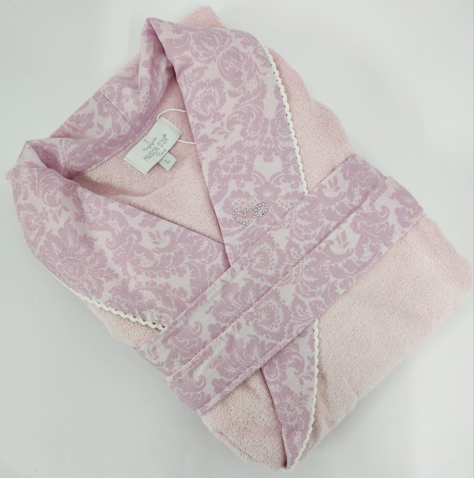 Халат женский Maison D'or Rose Marine S Pink