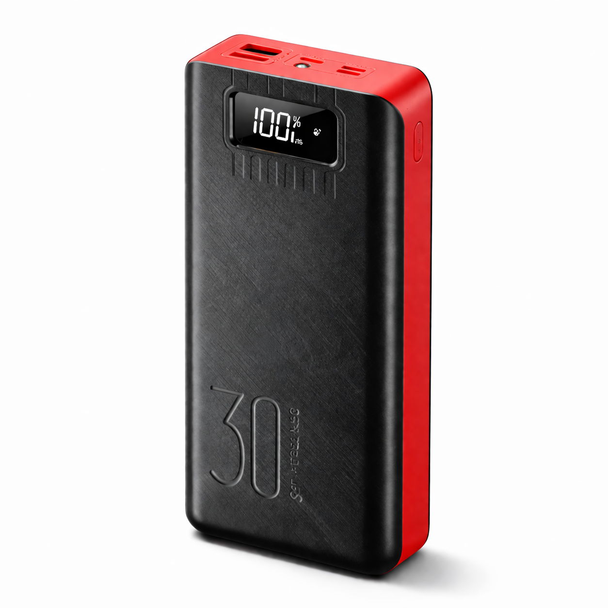 Павербанк 30000 mAh с фонариком LED-дисплей 2xUSB Type-C Lightning Micro-USB (33497966)