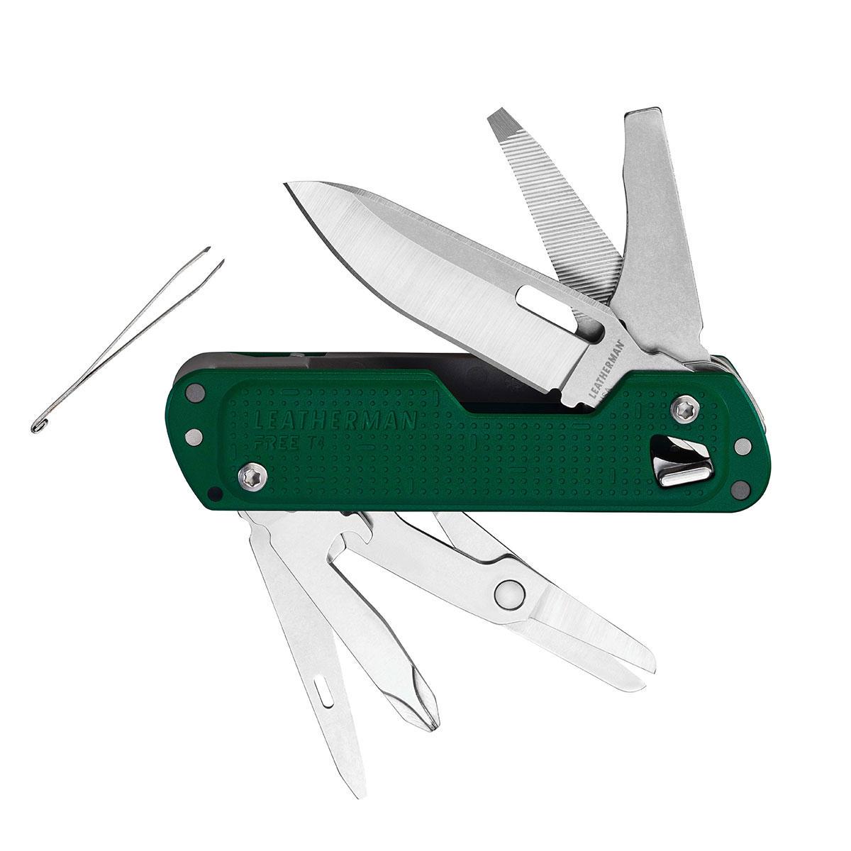 Мультитул Leatherman Free T4 Evergreen 17 инструментов (832875)