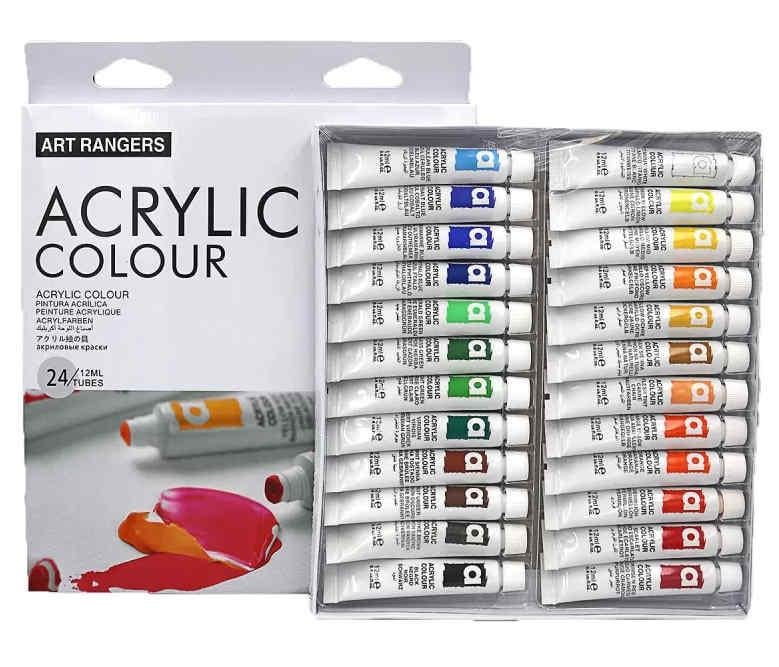 Акриловые краски ART RANGERs 24 цвета по 12 мл