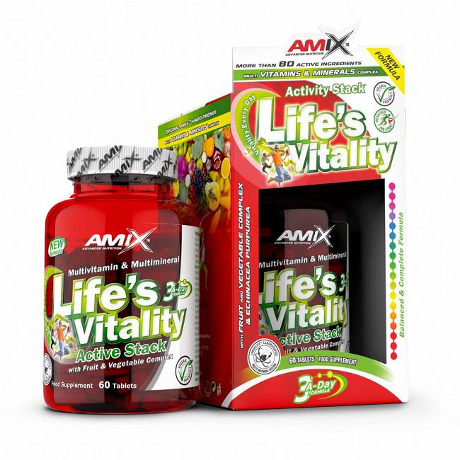 Витаминно-минеральный комплекс для спорта Amix Nutrition Life's Vitality Active Stack 60 Tabs Витаминно-минеральный комплекс для спорта Amix Nutrition Life's Vitality Active Stack 60 Tabs