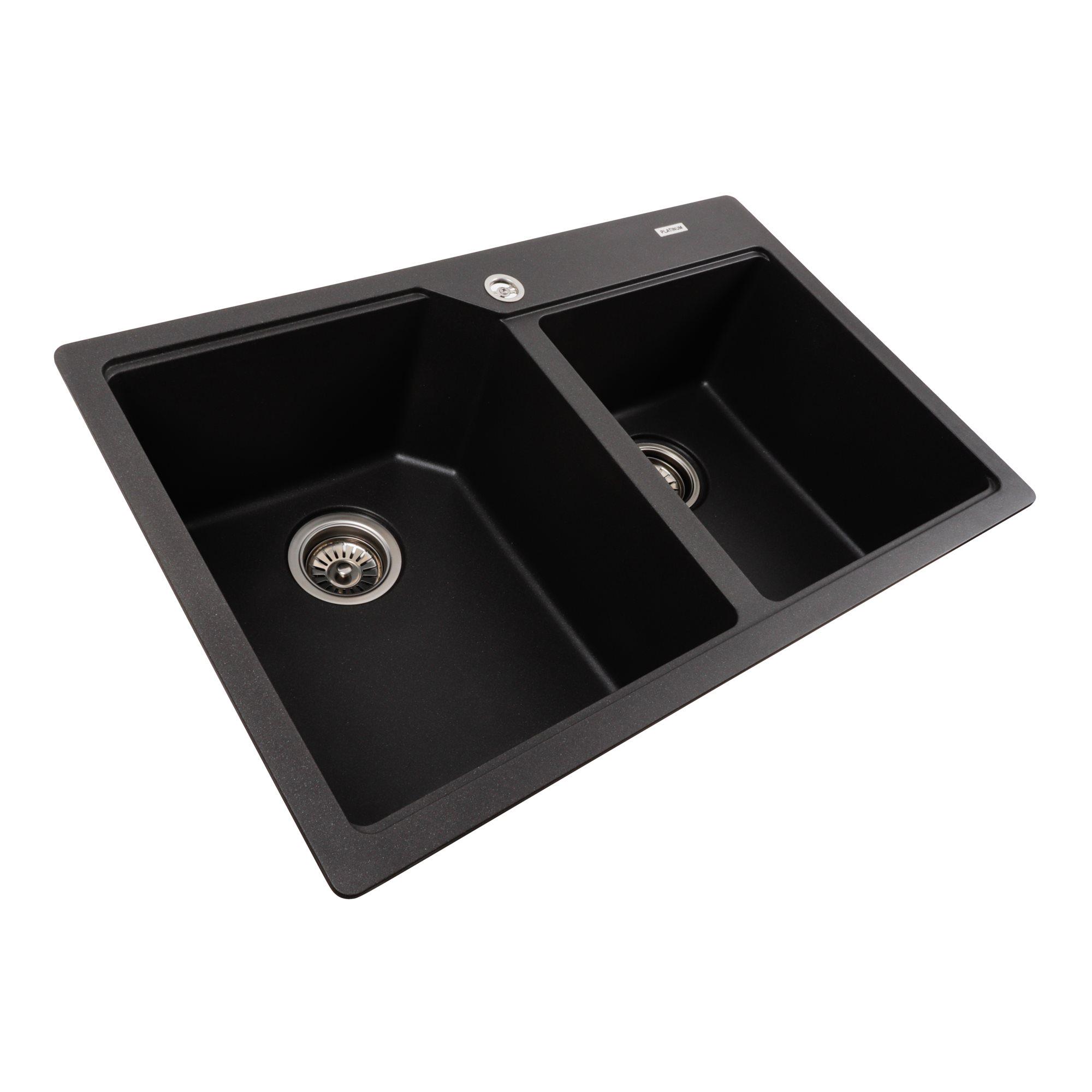 Мойка для кухни гранитная Platinum 7850 HARMONY матовая Морион - фото 2 Мойка для кухни гранитная Platinum 7850 HARMONY матовая Морион - фото 2