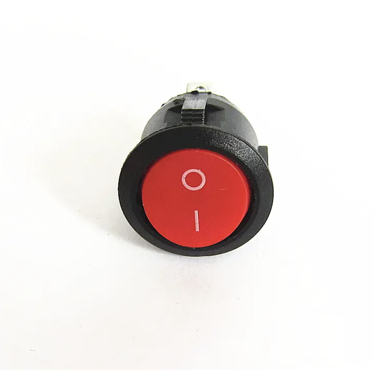 Кнопка двопозиційна перемикач 2pin KCD1-5-101 250V 6A 20 мм Червоний