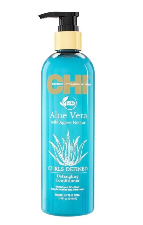 Кондиціонер для кучерявого волосся з алое вера CHI Aloe Vera 340 мл (2553187748)