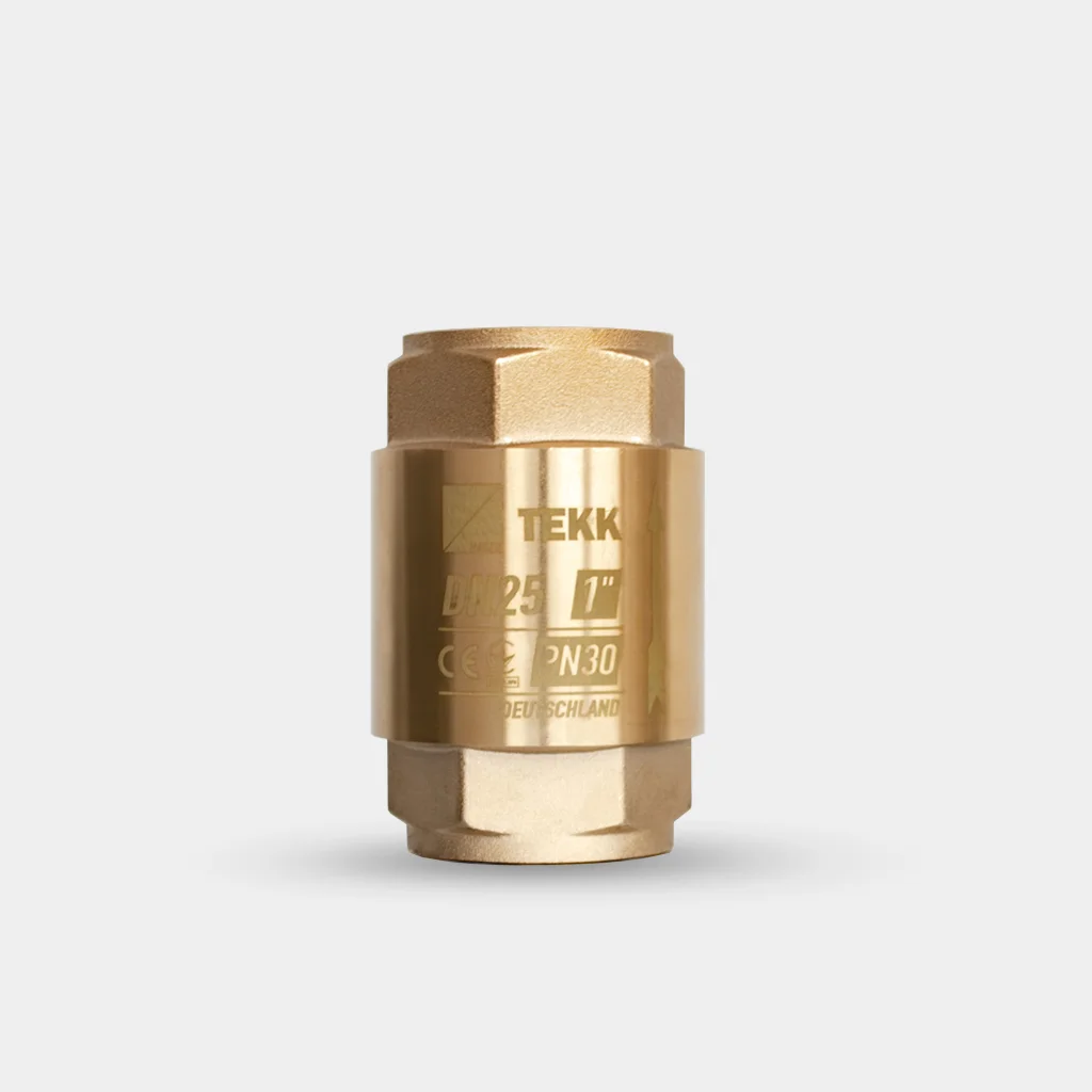 Клапан обратный латунный TEKK HAUS 440g 1" (2795740239)