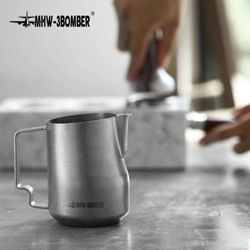 Питчер с ручкой для молока MHW-3BOMBER Turbo 450 мл Silver Spot (P6003SS) - фото 3