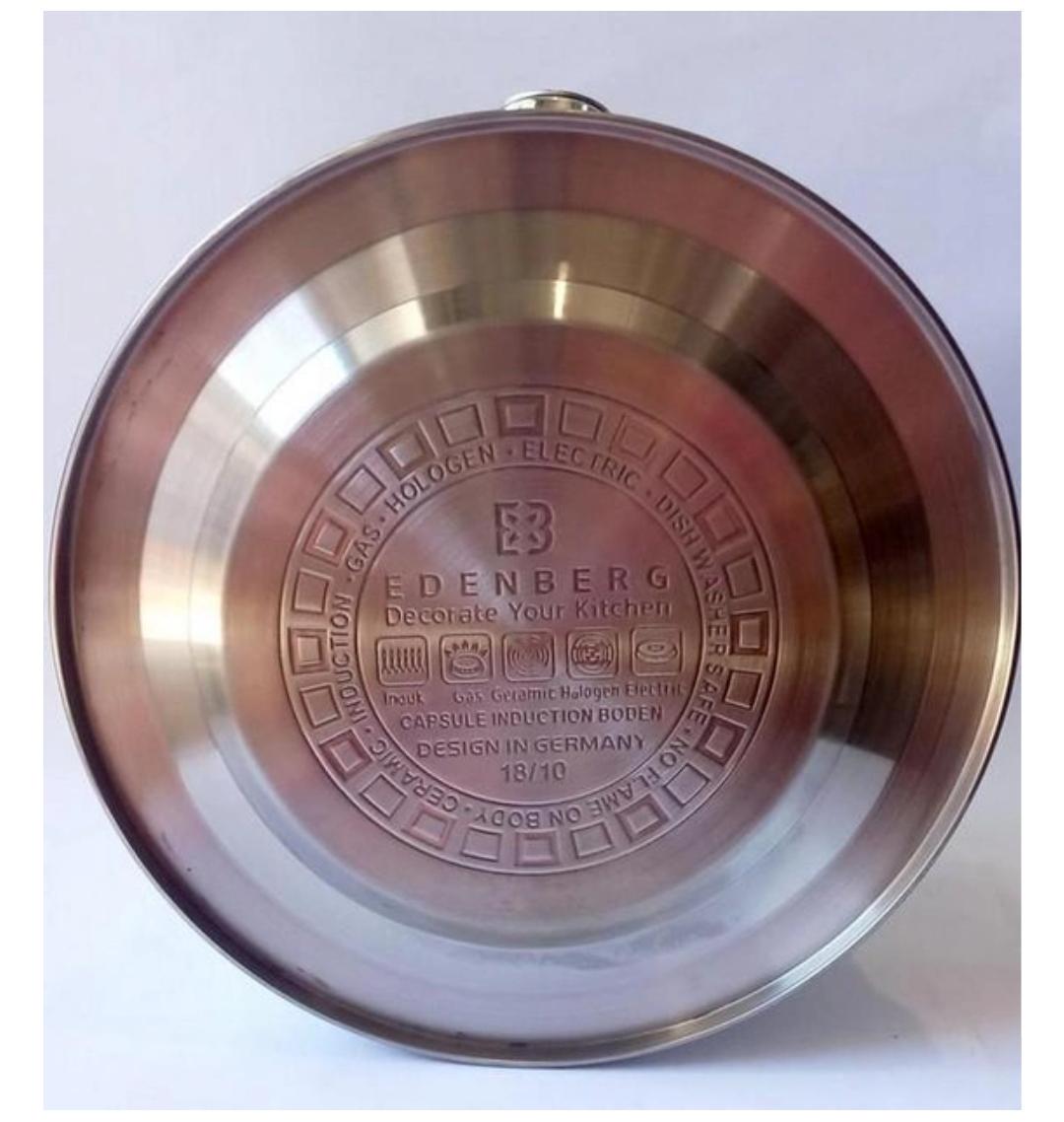 Чайник Edenberg 8808 со свистком нержавеющая сталь 3 л (14538720) - фото 3