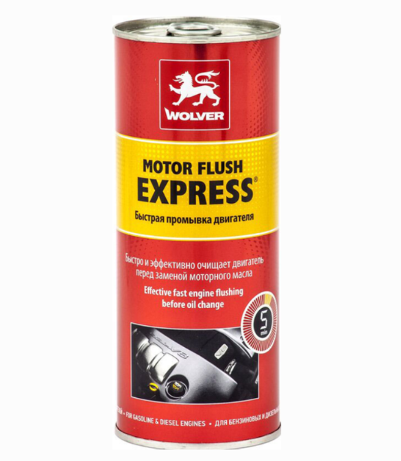 Рідина для промивання двигуна Wolver Motor Flush Express 350 мл (X-809)