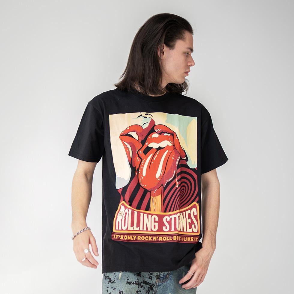 Футболка унисекс The Rolling Stones Its Only Rock N Roll But I Like It L Черный (00000001382)