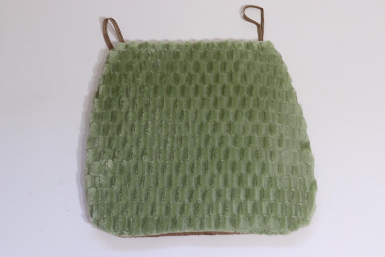 Накладка на стул из микрофибры антискользящая (1015/green)