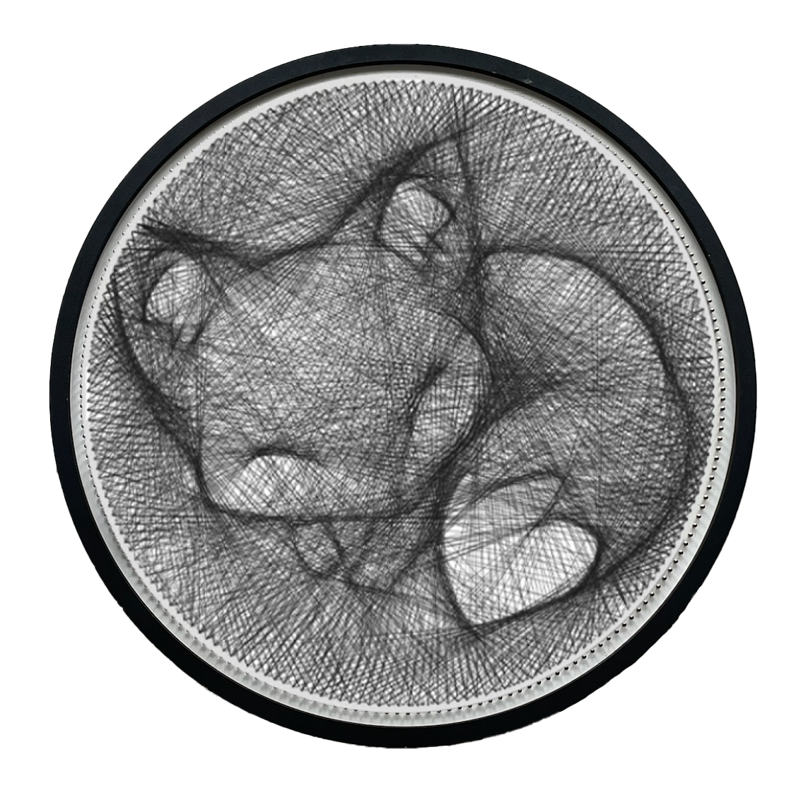 Картина нитками ArtLover String Art Лис с рамкой 50 см (AL-k20006)