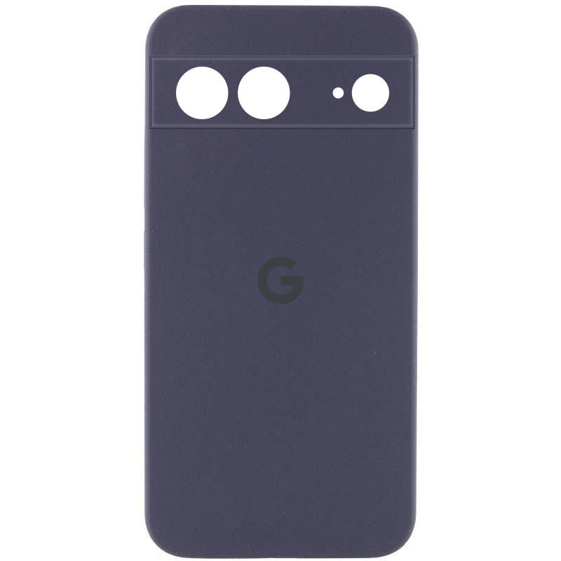 Противоударный Чехол Silicone Cover Lakshmi Full Camera (AAA) with Logo для Google Pixel 8 Серый/Dark Grey