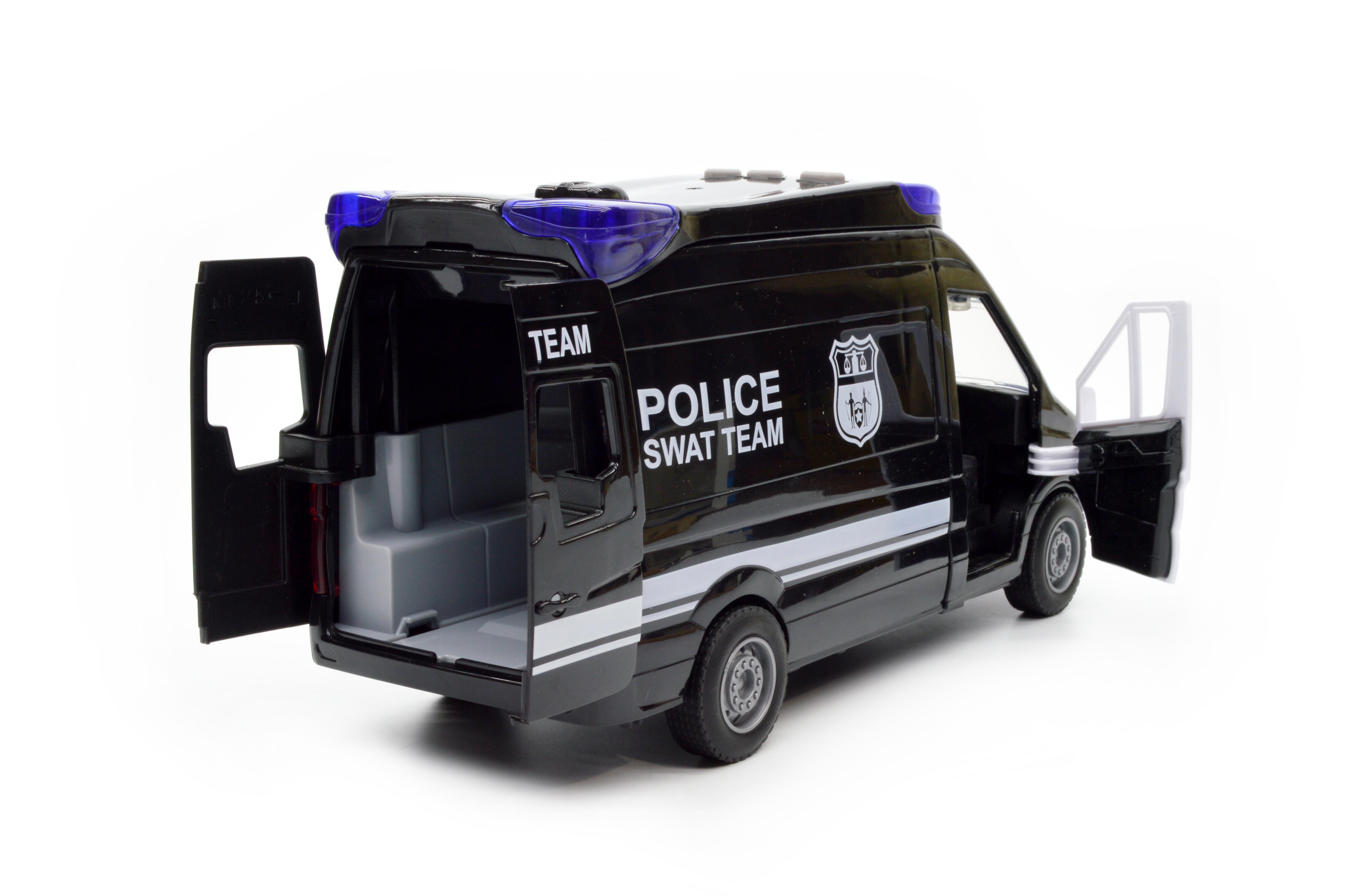 Машина полицейский фургон 666-12Р открываются все двери свет звук инерция - фото 6 Машина полицейский фургон 666-12Р открываются все двери свет звук инерция - фото 6