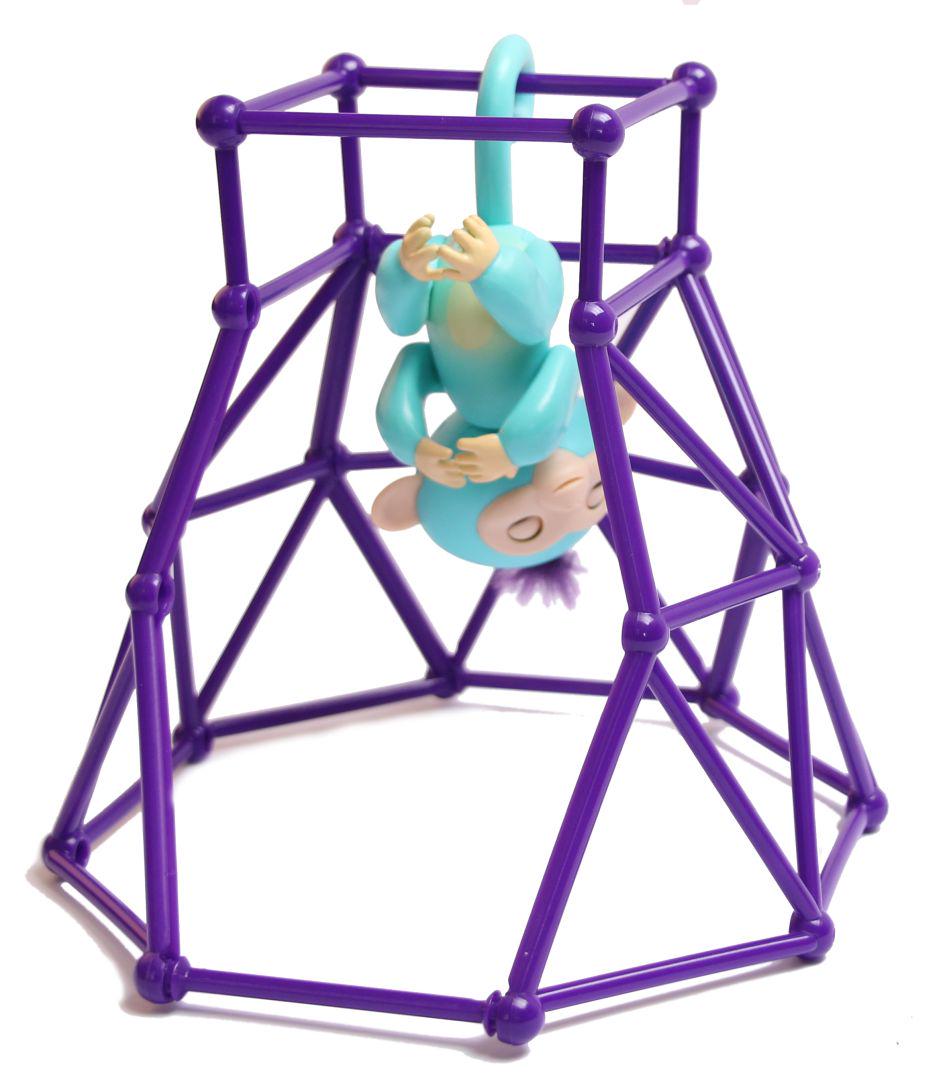 Комплект Fingerlings Jungle Gym PlaySet с интерактивной обезьянкой Zoe