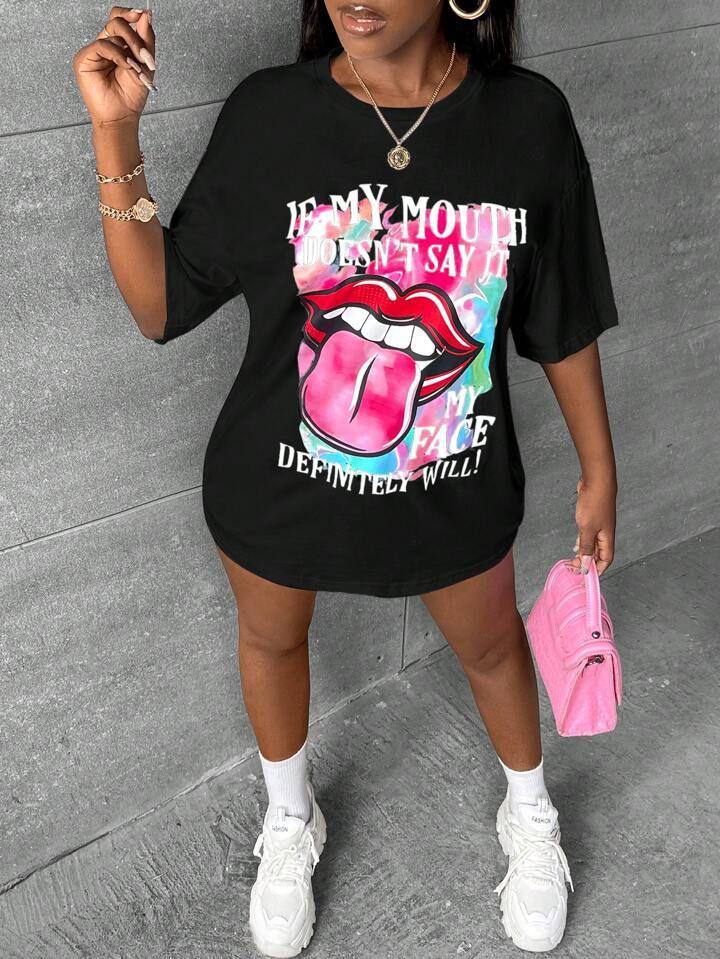 Футболка женская с принтом Pin-000-154 повседневная M Черный (2634325291) Футболка женская с принтом Pin-000-154 повседневная M Черный (2634325291)