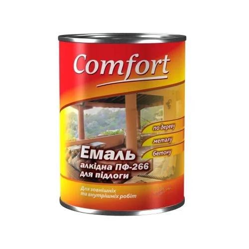 Емаль алкідна для підлоги Comfort ПФ-266 2,8 кг Червоно-коричневий (12585)