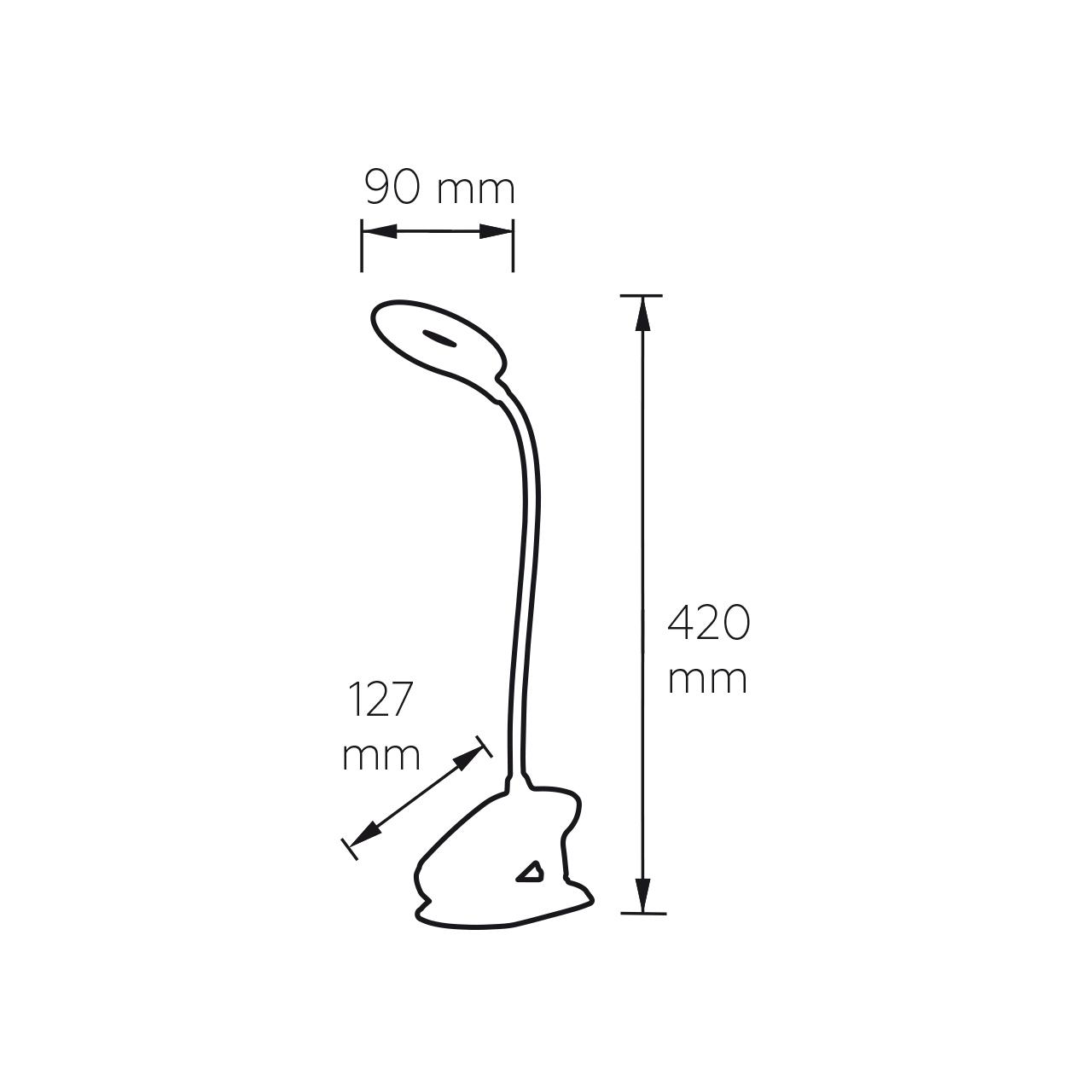 Світильник настільний LED Eurolamp Smart 3 Вт 2800-6500K dimmable USB/Battery Білий (17595660) - фото 3