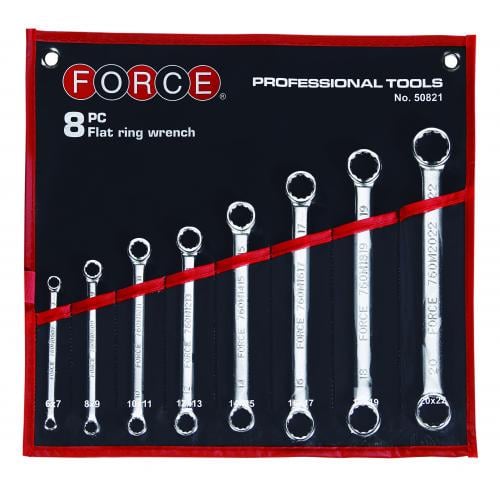 Набір ключів Force накидних відігнуті на 15° 8 пр. 6-22 мм (23114561)