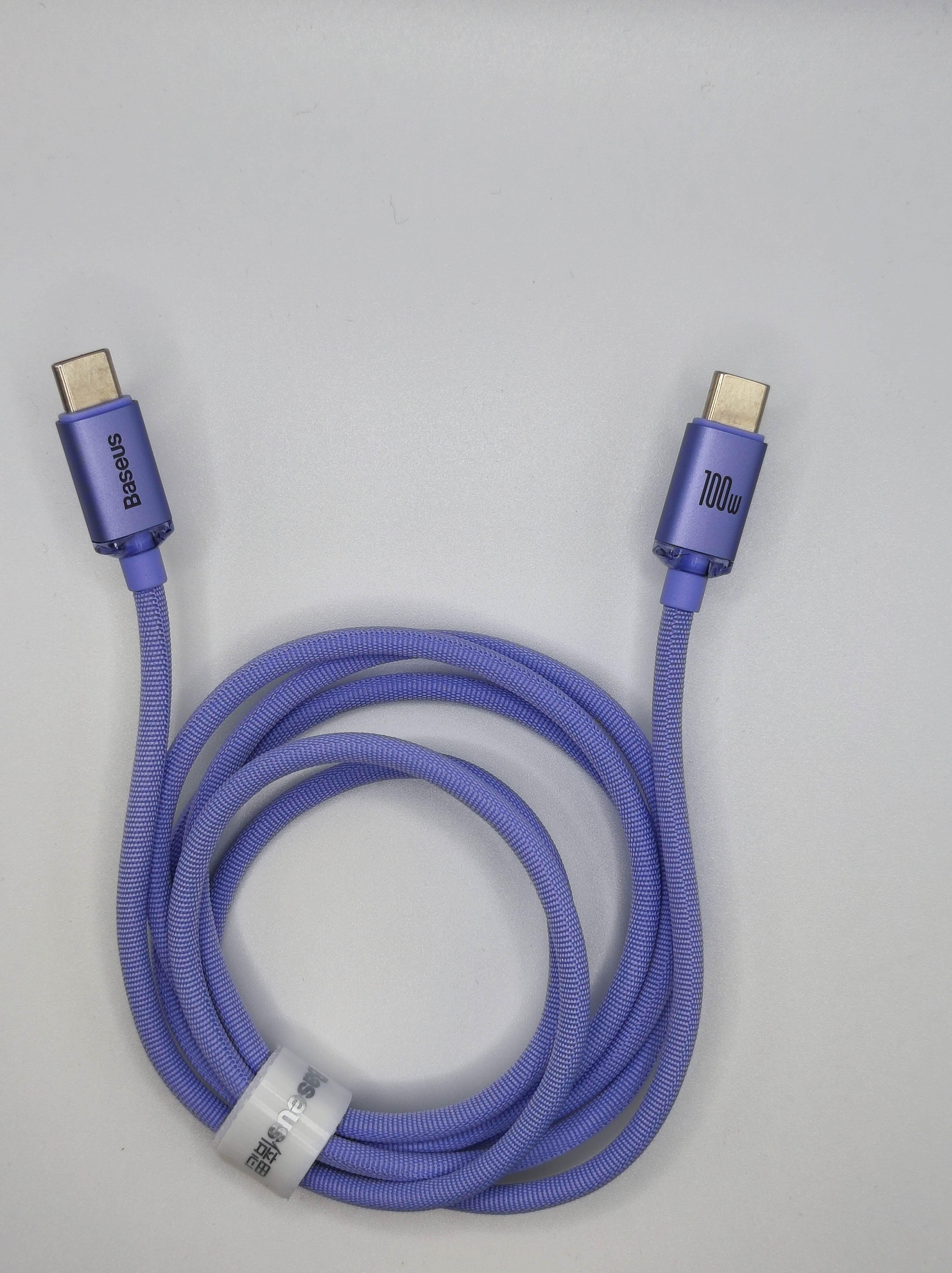 Кабель Baseus Crystal Shine Series Type-C to Type-C 100 W - фото 2 Кабель Baseus Crystal Shine Series Type-C to Type-C 100 W - фото 2